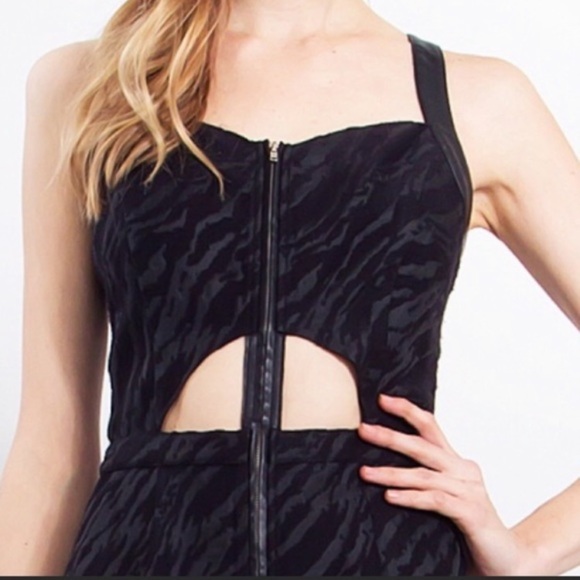 Little Black Dress with Cut Outs - Picture 3 of 4